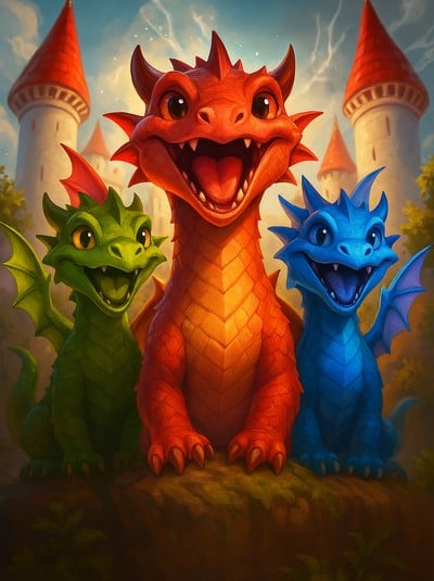 3 Royal Dracos — слот от Endorphina