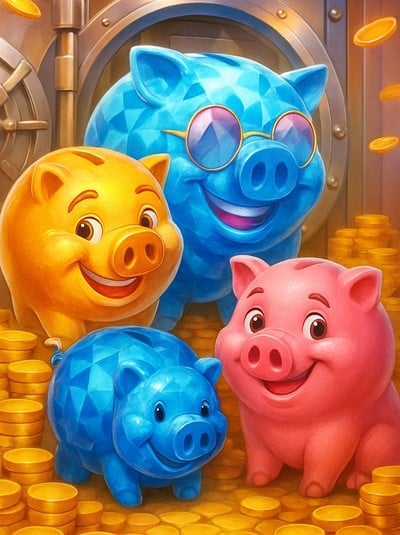 Piggy Bankroll: Vault Smash — слот от Penguin King