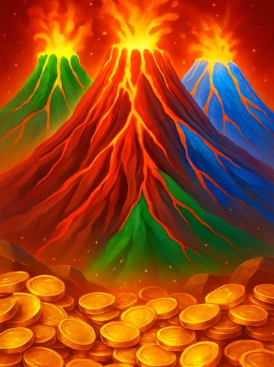 3 Coin Volcanoes — слот от 3Oaks