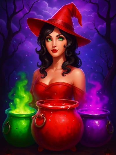 3 Witch Pots — слот от Endorphina